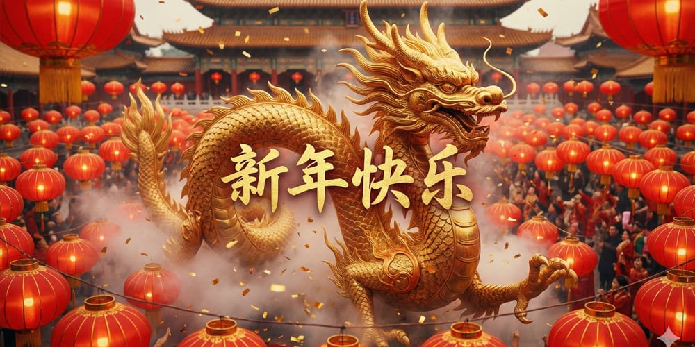 ריקוד הדרקון - חג ראש השנה הסיני