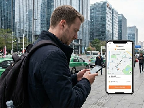 אפליקציית ההסעות בסין didi - כך מזמינים מונית