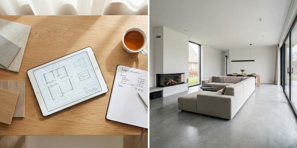 שיפוץ ועיצוב פנים מתחיל בתכנון תקציב