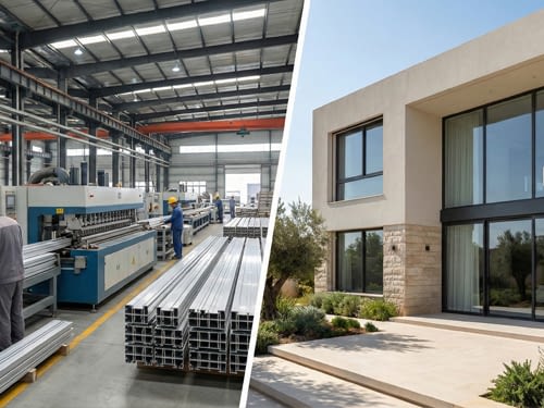 מפעל ייצור מערכות אלומיניום ביבוא אישי מסין