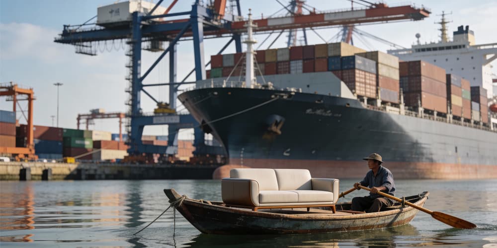 נמל מכולות לשילוח ימי בסין