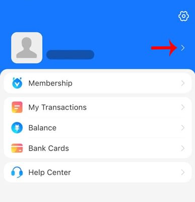 מדריך אימות אליפיי- מסך פרופיל