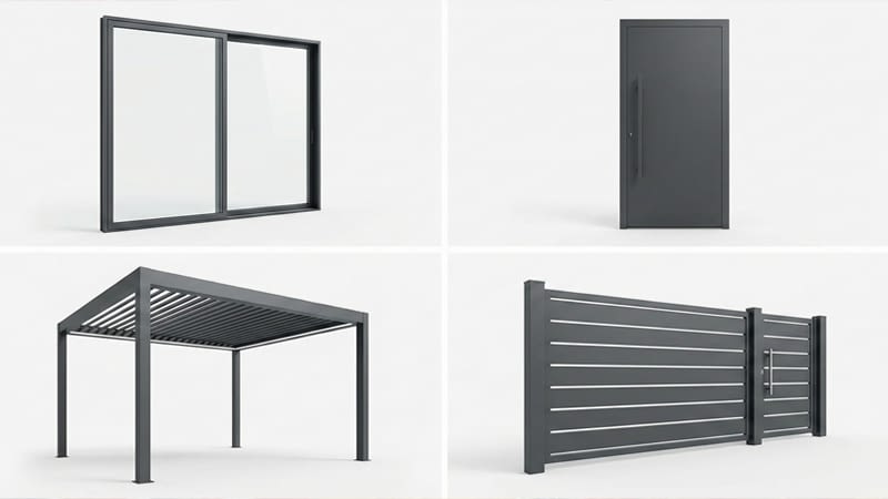 מבחר מערכות אלומיניום בהתאמה אישית ממפעל בסין