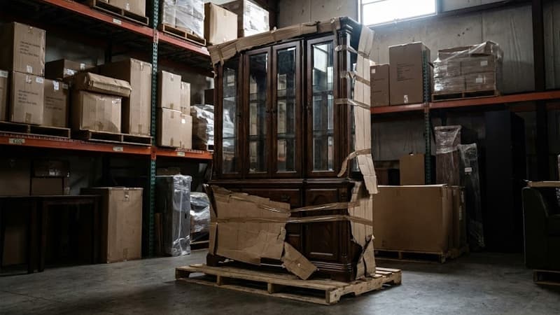 רהיט עם אריזה לא תקינה למשלוח