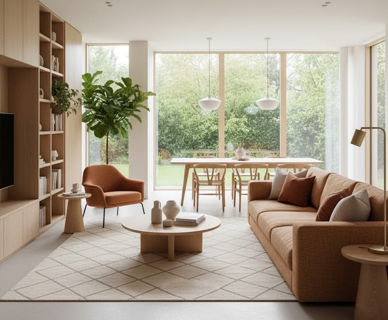 חלוקת הבית לאזורי פעילות מוגדרים