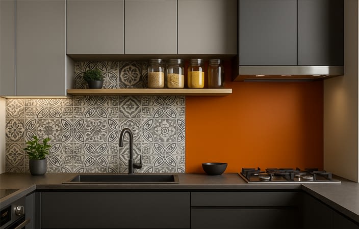 בחירת חיפוי קיר מיוחד למטבח