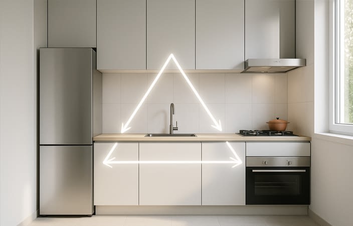 משולש עבודה במטבח