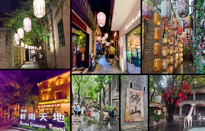 מתחם בילוי עם מסעדות ובארים בעיר פושאן