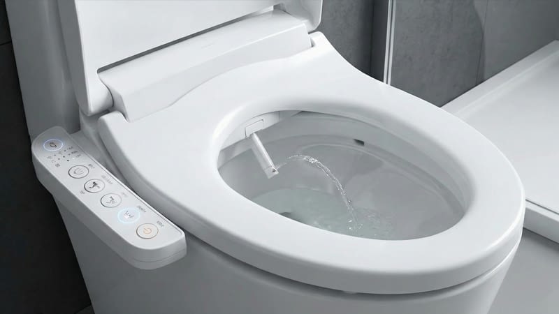 אסלה חכמה עם בידה מובנה