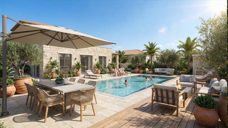 וילה יוקרתית בישראל עם ריהוט גן מושלם ביבוא מסין