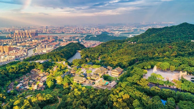 נוף עוצר נשימה מהר סיציאו בפושאן