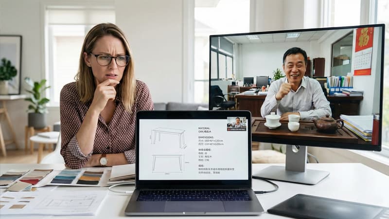 שיחה עם ספק סיני בזום