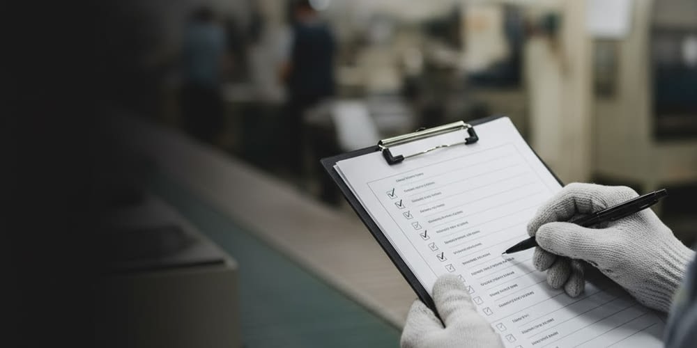 צקליסט לביצוע בקרת איכות מוצר - יבוא אישי מסין