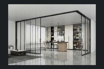 פרופיל אלומיניום - מערכת דלתות הזזה לפנים - סידרה 45 - יבוא מסין