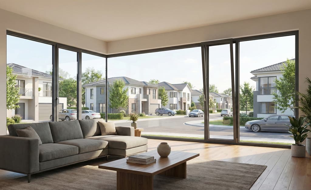 פרופיל אלומיניום חלון ציר עם נתק תרמי סידרה 78 - רנדר