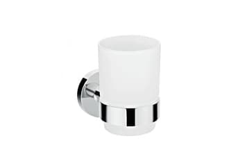 כוס שטיפה עם מחזיק כרום דגם BA-SD-02007 – אביזר אמבטיה מעוצב ביבוא מסין