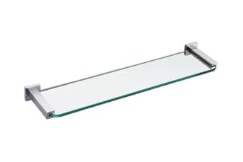 מדף זכוכית עם מוט מגבת כרום דגם BA-SD-11005 – אביזר אמבטיה מעוצב ביבוא מסין