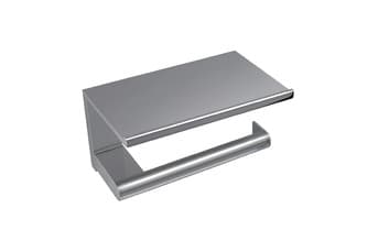 מחזיק נייר טואלט עם מדף כרום דגם BA-SD-17004 – עיצוב נקי לחדר רחצה מודרני