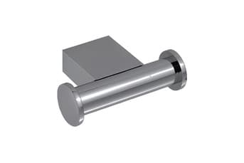 וו תלייה כפול כרום דגם BA-SD-17007 – אביזר איכותי לאמבטיה ולשירותים
