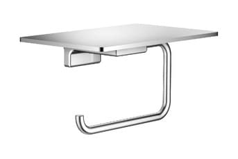 מחזיק נייר טואלט עם מדף כרום דגם BA-SD-18004 – מתאים לבחירת אביזרי אמבטיה מסין