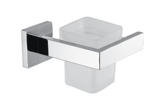 כוס שטיפה עם מחזיק כרום דגם BA-SD-98006 – אביזר איכותי לאמבטיה ולשירותים