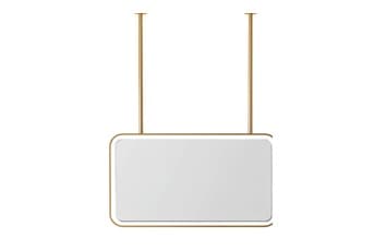 מראת גוף תלויה רחבה זהב מוברש דגם BA-SD-M009 – מתאים לבחירת אביזרי אמבטיה מסין