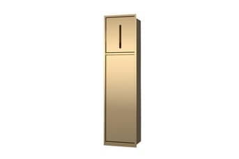 ארון נסתר למברשת אסלה זהב מוברש דגם BA-SD-N002 – אביזר איכותי לאמבטיה ולשירותים