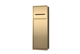 ארון נסתר למברשת אסלה זהב מוברש דגם BA-SD-N003 – מתאים ליבוא אישי מסין