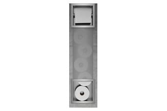 מחזיק נייר טואלט נסתר זהב מוברש דגם BA-SD-N011 – מתאים ליבוא אישי מסין