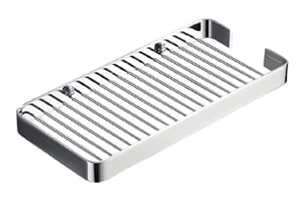 מדף רשת לאמבטיה כרום דגם BA-SD-SI021 – עיצוב נקי לחדר רחצה מודרני