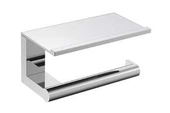 מחזיק נייר טואלט עם מדף כרום דגם BA-SD-Z1004 – אביזר אמבטיה מעוצב ביבוא מסין