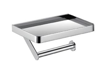 מחזיק נייר טואלט עם מדף כרום דגם BA-SD-Z1017 – מוצר משלים לפרויקטים של יבוא מסין