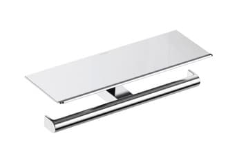 מחזיק נייר טואלט עם מדף כרום דגם BA-SD-Z2002 – אביזר אמבטיה מעוצב ביבוא מסין