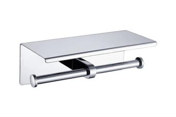 מחזיק נייר טואלט עם מדף כרום דגם BA-SD-Z2011 – פתרון סניטריה משלים לחדר רחצה