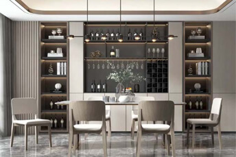 functional house cabinets with led light