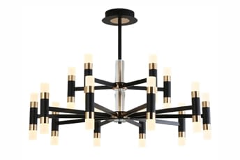 שנדליר שחור בעיצוב מודרני מינימליסטי דגם CHEN-ZJL-8688