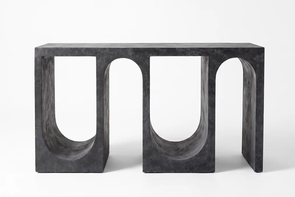 קונסולה אדריכלית אפורה דגם U-FRAME ליבוא קונסולות מסין