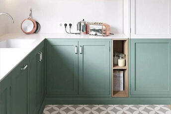 retro vintage designed kitchen