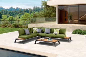 sectional lounge set outdoor corner sofa