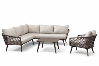 outdoor sofa white color elegant