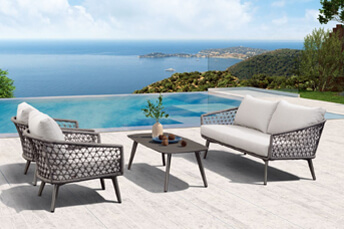sectional sofa set for pool in modern design