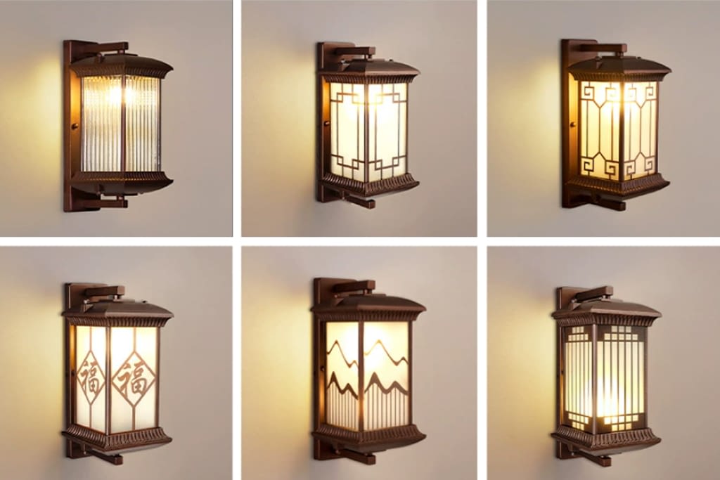 תאורה לחוץ דגם ZFL-CN-LN100 עיצוב סיני - יבוא מסין