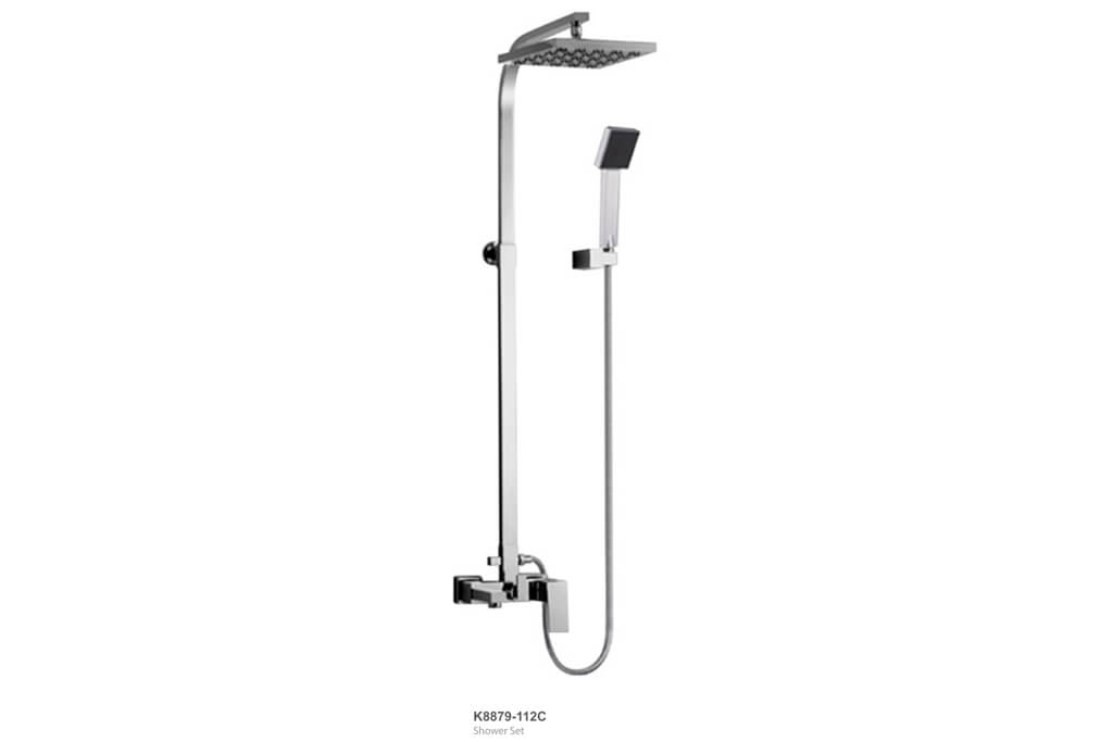 ראש דוש למקלחת וברז נשלף מדגם IKH-K8879-112C