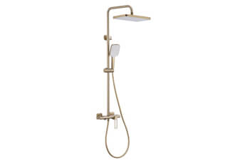מערכת ברזים למקלחת זהב מט דגם IKH-K88739-285GD