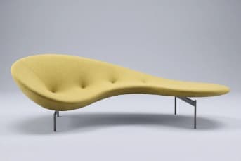 שזלונג בד צהוב דגם SOLARA