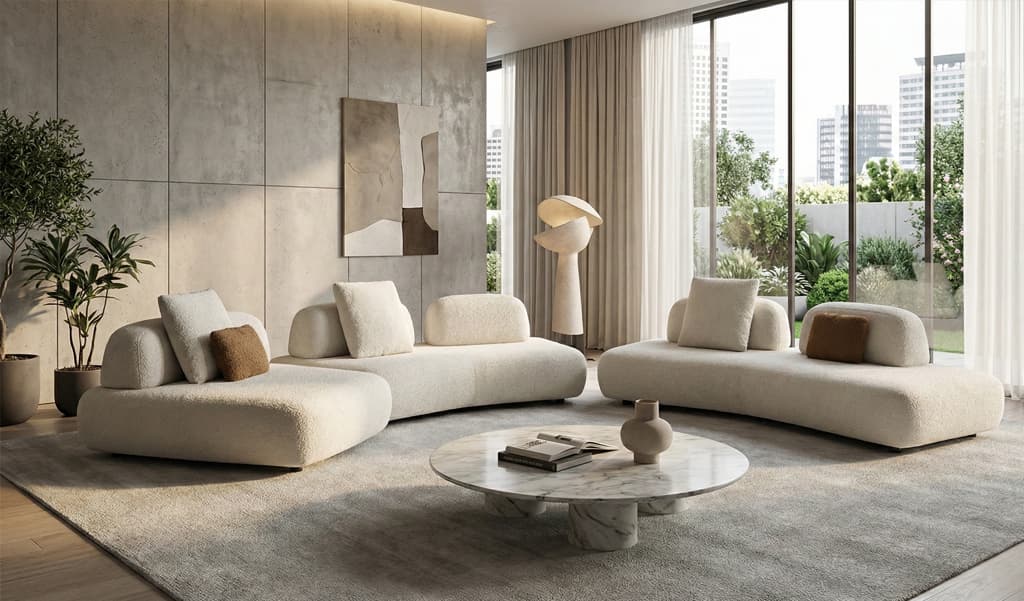 ספת מודולים ארק תוצרת סין - דגם TAL-GS9219 - תמונה בסלון יוקרתי