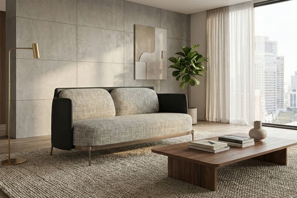 יבוא מסין ספה דו-מושבית אלגנס דגם TAL-GS9222 - תמונה בסלון מודרני