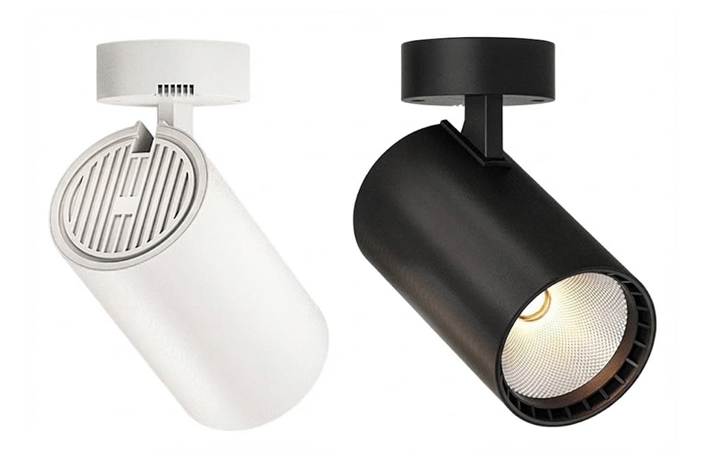 ספוטים גליליים צמודי תקרה מתכווננים דגם PCS-2862