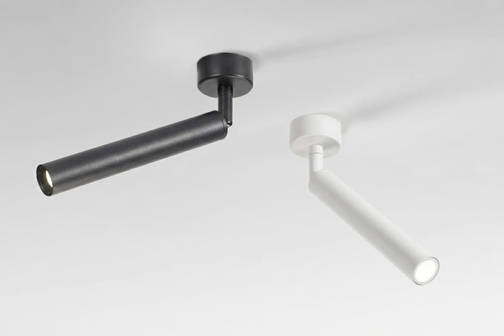 ספוטים צמודי תקרה דקיקים מאלומיניום 5 וואט דגם ZFL-CT320 - שחור ולבן