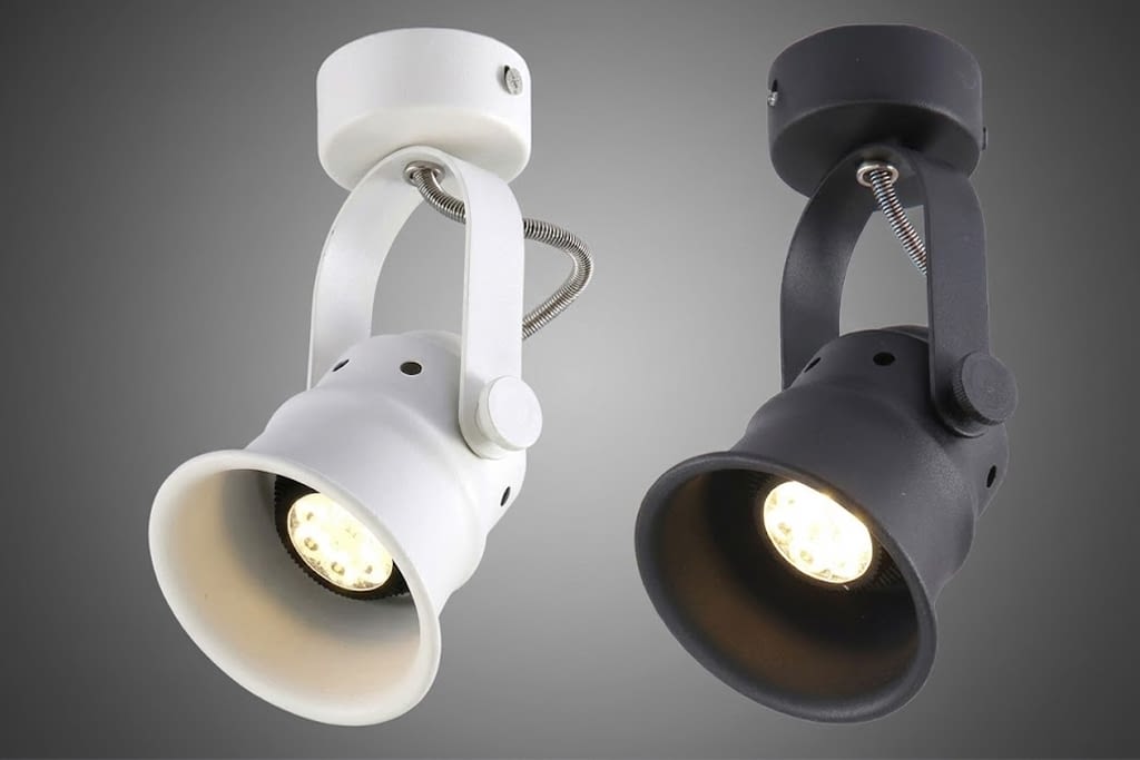 ספוטים צמודי תקרה דגם ZHL-M008 - שחור ולבן